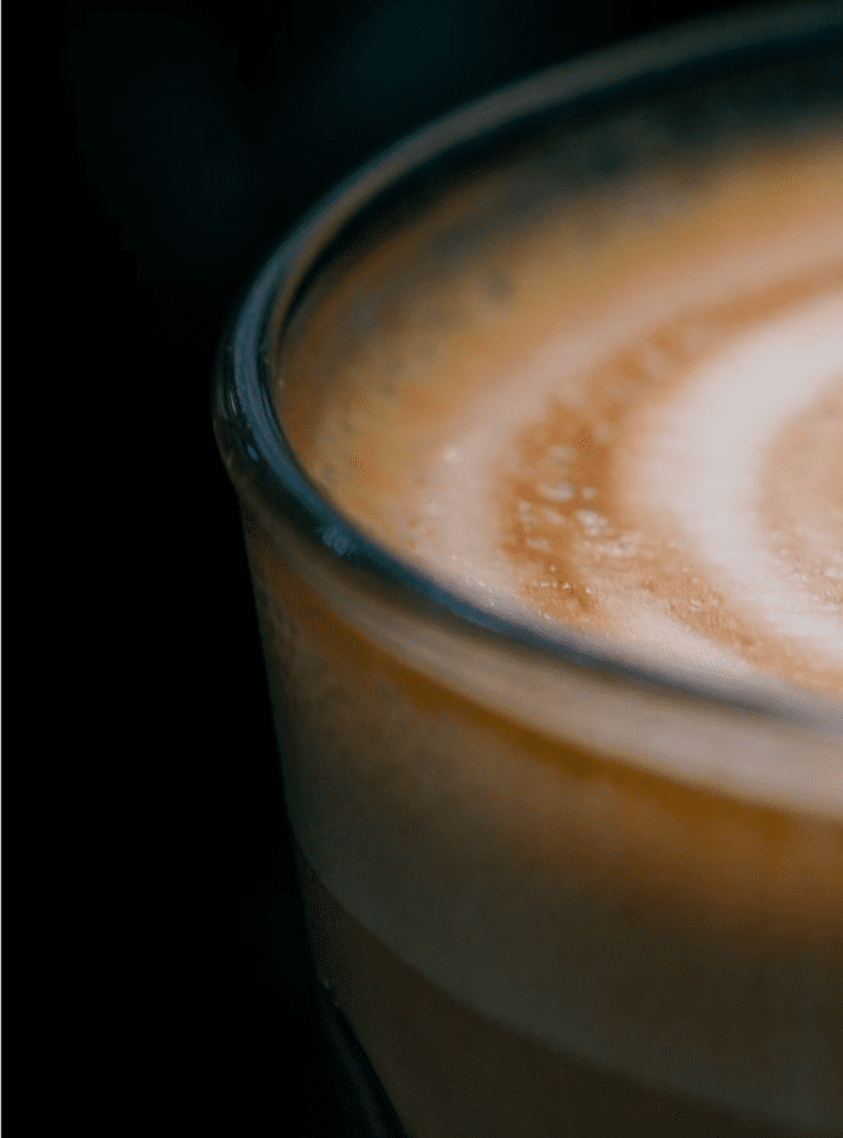 Coffee being served on mobile coffee cart hire in Perth